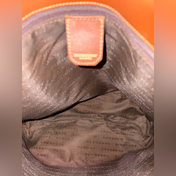 BURBERRY Nova Check Tote Bag Leather - Picture 12 of 13